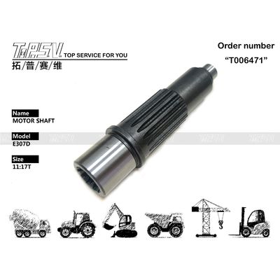 307-4176 Hoge duurzaamheid E307C Excavator Travel Motor Shaft Pump Parts met onderhoud en tandwiel olie