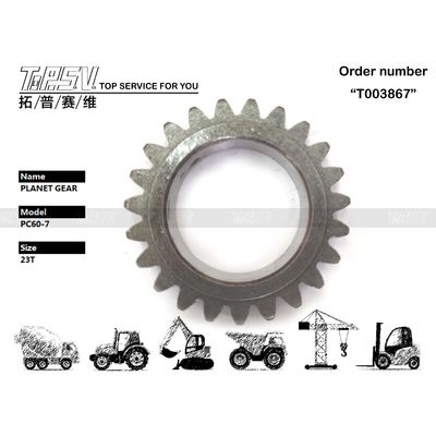 201-26-71160 Gear Meshing Installatie Zwart PC60-7 Graafmachine Swing 1 Stage Planetary Gear met laag onderhoud en in zwart