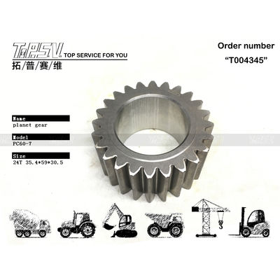201-26-71180 PC60-7 Graafmachine Swing 2 Stage Planetary Gear met warmtebehandeling