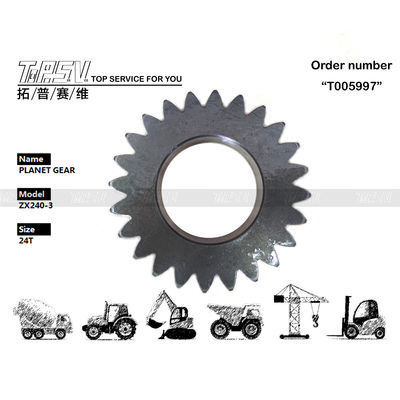 3103052 Gear Meshing Installation ZX240-3 Excavator Travel 2 Stage Planetary Gear met staalmateriaal en optimaal aantal tanden