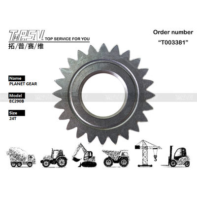 VOE14547275 EC290B Graafmachine Swing 1 Stage Planetary Gear met warmtebehandeling en beeldweergave Tandnummer