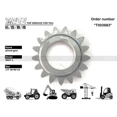 Stable SK07-1 Excavator Swing 1 Stage Planetary Gear Box voor optimale krachtoverdracht en stabiliteit in industriële machines
