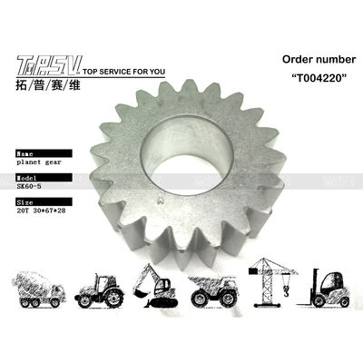Hydraulische motor aandrijving SK60-5 Graafmachine Swing 2 Stage Planetary Gear voor machines reparatieshops In staal materiaal