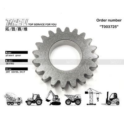 Gelagtig geluidsniveau SK07N2 Graafmachine Swing 1 Stage Planetary Gear