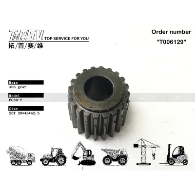 FUFRP-1159-08 PC30-7 High Precision Excavator Travel 2 Stage Sun Gear In Zwart