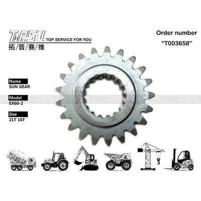 3051680 Compatibiliteit Compatibel met verschillende EX60-2 Excavator Swing 1 Stage Sun Gear Models Steel Excavator Travel Motor Parts
