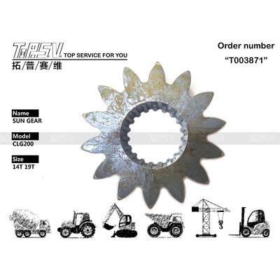 Hoge Duurzaamheid CLG200 Graafmachine Zwenk 1 Fase Zonnewiel Motor Onderdelen voor Bouwmachines