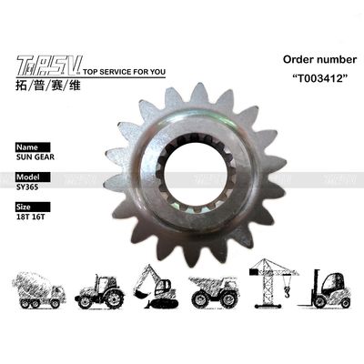 Gemakkelijk te installeren Zwart CLG936 Graafmachine Swing 1 Stage Sun Gear Graafmachine Transmissie Systeem in Zwart