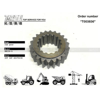 Transportverpakking Dealed Bag DH220-5 Excavator Swing 1 Stage Sun Gear voor Excavator Transmission System gebruikt in excavator machines