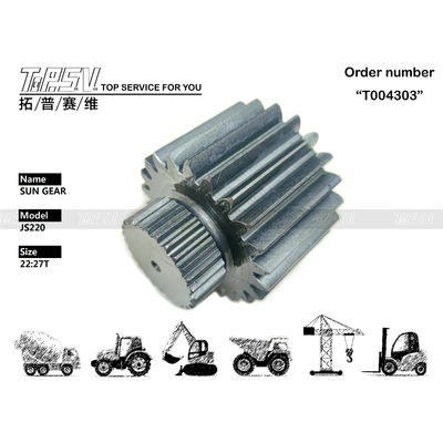 05/903863 Hoge duurzaamheid JS220 Graafmachine Swing 2 Stage Sun Gear voor hydraulische motor aandrijving in bouwmachines