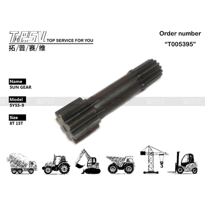 Grootte betrouwbaar voor uw behoeften SY55-9 Graafmachine Reis 1 fase Zonne-aangedreven motor