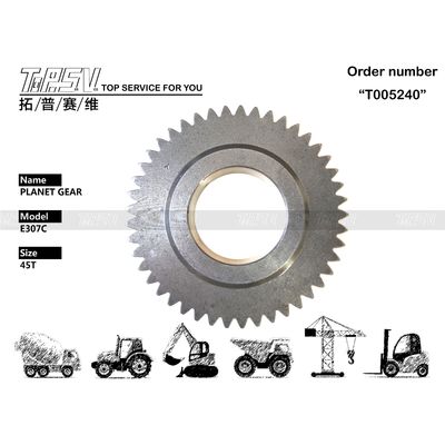 307-4159 Smeedtechniek en Onderhoudsarme E307C Graafmachine Reis 1 Traps Planetaire Reductie Tandwiel Onderdelen voor Prestaties