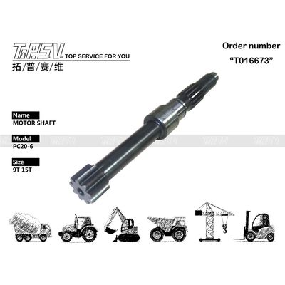 FUMHSH-3-2058 High Precision PC20-6 Excavator Travel Motor Shaft Pump Parts with Hydraulic Motor Drive Reliability