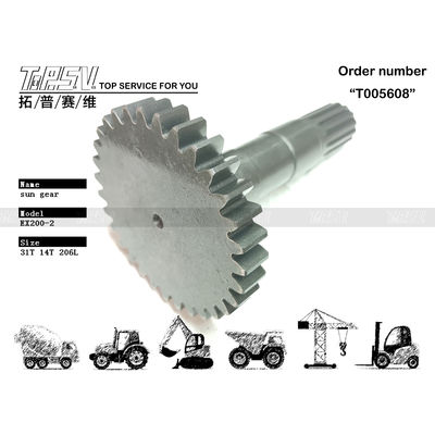 Hoge Duurzaamheid EX200-2 Graafmachine Reis 1 Fase Zonnewiel in Zwarte Kleur van Betrouwbare Distributeur