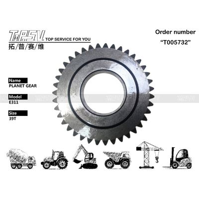 6I-6513 Aangepaste E311 Graafmachine Reisreductie 1 Traps Planetaire Tandwiel Onderdelen met Warmtebehandeling en Planetaire Tandwielontwerp