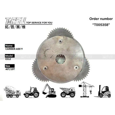 Energie Mijnbouw E312 Graafmachine Reis 1 Fase Drager ASSY Apparaat in Zwart voor Productiviteit