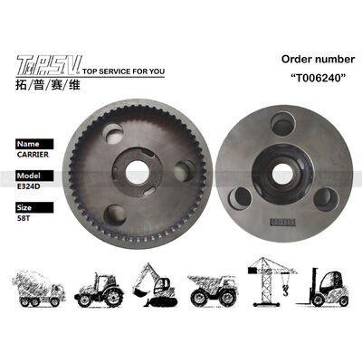 267-6799 Transportverpakking E324D Graafmachine Reis 3 fasen Planetaire drager Staalstructuur Ontworpen voor de energie-mijnbouwsector