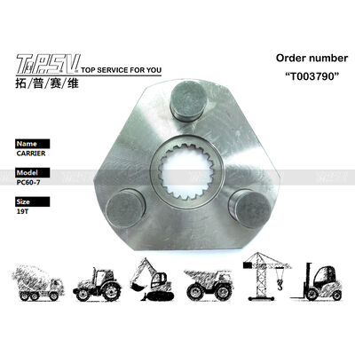 201-26-71121 Planetary Reducer PC60-7 Graafmachine Swing 1 Stage Planetary Carrier Hydraulische motor aandrijving Zwart Kleur Sterk onderdeel voor graafmachines