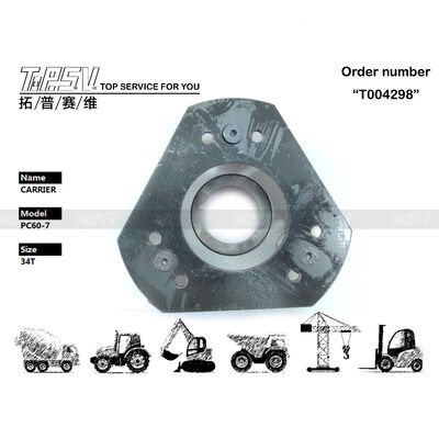201-26-71130 Hydraulische motor aandrijving PC60-7 Graafmachine Swing 2 Stage Carrier Zwart Kleur Swing Mechanisme Deel Geschikt voor verschillende modellen graafmachines