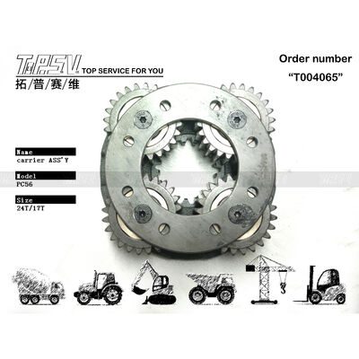 PC56 Swing 2 Stage Excavator Carrier ASSY Onderdelen voor Swing Drive Excavator Onderdelen