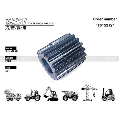 E303 Graafmachine Reizen 2 Stage Sun Gear Onderdelen voor Travel Drive Graafmachine Reserveonderdelen