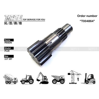 PC20 graafmachine zwenkrondsel voor reserveonderdelen voor zwenkaandrijving graafmachines