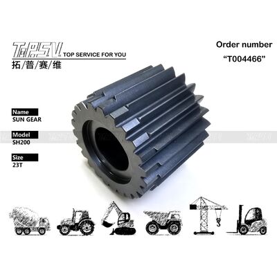 KRC0148 High Precision SH200 Excavator Swing 2 Stage Sun Gear voor reparatie van machines in een graafmachine