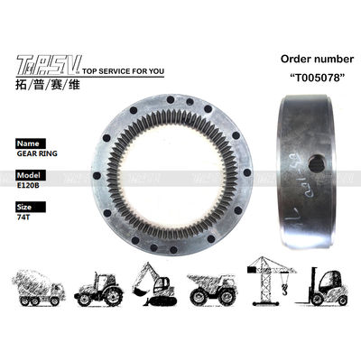 Good price 74T Spareonderdelen van graafmachines E120B Swing Gear Ring 093-7000 online