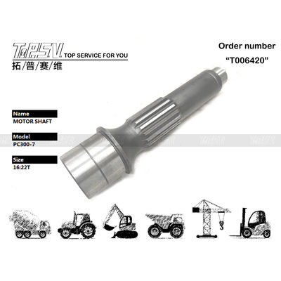 Good price PC300-7 Graafmachine Hydraulische motoras staal voor tandwielmotor 708-8H-32120 online