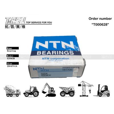 Good price 06000-06204 Graafmachine 6204 kogellager slijtagebestendige voor tandwiel olie online