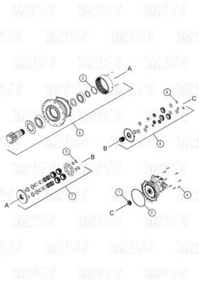 Good price Hoogvermogend graafmachine aandrijfsysteem met planetaire reducer online