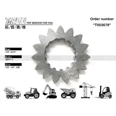 Good price High Precision Excavator Swing 1 Stage Sun Gear voor Excavator Transmission System in hoge vraag online