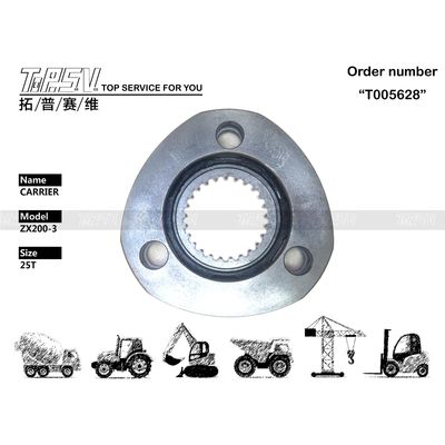 2050691 Zwart ZX200-3 Excavator Travel 1 Stage Carrier Device Afhankelijk van het verpakkingstype voor gemakkelijke bediening en onderhoud