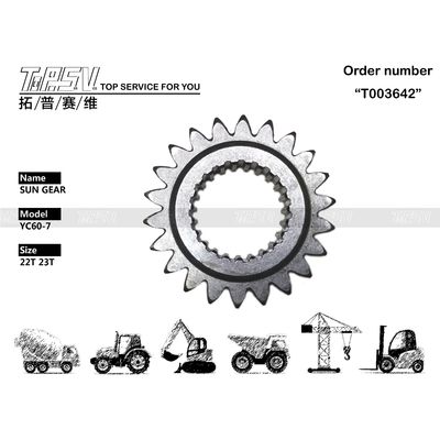 Good price Deals Bag YC60-7 Excavator Swing Gear Box 1 Stage Sun Gear Duurzame onderdelen ontworpen voor zware graafmachines en bouwmachines online