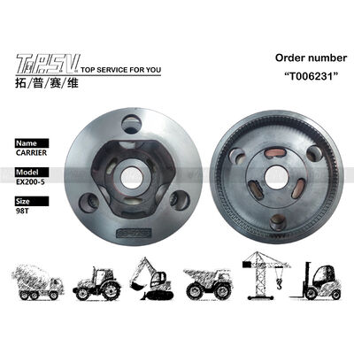 1019147 Transportpakket EX200-5 Graafmachine Reizen 3-stadium drager aangedreven door hydraulische aandrijving geoptimaliseerd voor graafmachines