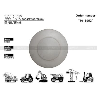 Good price VOE14880960 Hoge precisie EC290B Graafmachine Zwenken 2-traps Zonnewiel Shim Reserveonderdelen Elektronische Onderdelen Duurzame Componenten die de werking garanderen en de uitvaltijd van de apparatuur verminderen online