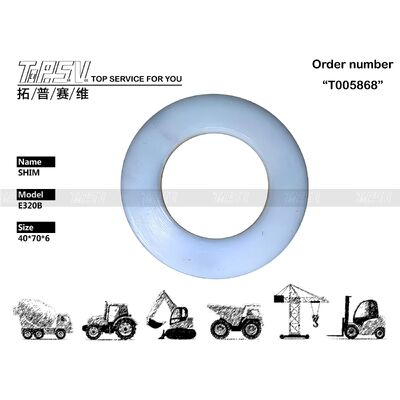 7Y-1434 E320B Graafmachine Reis 2-Traps Draagring Shim Onderdelen Voor Zwenkaandrijving Graafmachine Reserveonderdelen