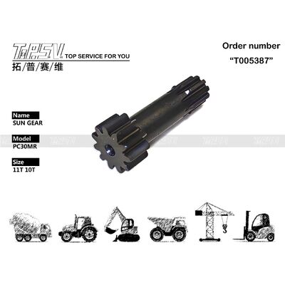 Good price PC30MR Graafmachine Reizen 1 Stage Sun Onderdelen voor Travel Drive Graafmachine Reserveonderdelen online