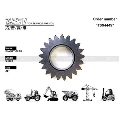 Steel SH120 Graafmachine Swing 2 Stage Planetary Gear Lage geluidsniveau voor zware machines