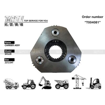 SH120 Graafmachine Swing 2 Stage Carrier ASSY Onderdelen voor Swing Drive Graafmachine Onderdelen