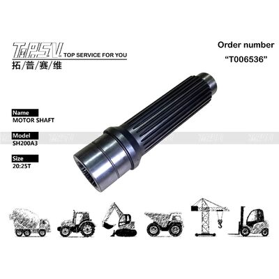 Good price Stevig staal SK250-6 Graafmachine Hydraulische motoras / Graafmachine Hydraulische olie LQ15V00007S042 online