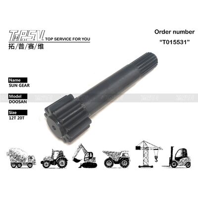Good price DX225-9 Graafmachine Reizen 1 Stage Sun Gear Onderdelen voor Travel Drive Graafmachine Reserveonderdelen online
