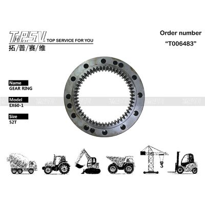 EX60-1 Graafmachine Swing 1 Stage Intern Ringtandwiel Staal 2024937 voor Machinereparatie